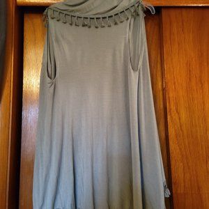 Olive green shrug duster